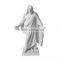 Outdoor decor stone carvings and sculptures hand carved marble regilious jesus christ statue