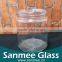 Manufacture Clear Glass Jar Glass Storage Jar With Custom Lid