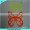 Colorful acrylic engraving butterfly for holiday decoration and gifts