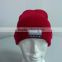 100% acrylic knitted beanie hat