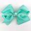 Small solid color grosgrain hair clip bows