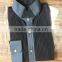 Black tuxedo shirts men, snap button new design shirts for man