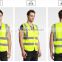 2017 reflective vest 3m tapes yellow safety vest