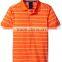 Boys' Short Sleeve Stripe Polo Wholesale Kids Polyester Polo Tennis Shirt Printing Logo Custom Direct from Garment Manufacturer