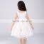 Pakistan Princess Rose Flower Girls Party Dress White Lace Net Frock Designs for Kids Baby Girl Fairy Dresses