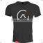 Mens Spandex Polyester Dry Fit Athletic T Shirt Short Sleeve Sports T Shirt Custom Printed Fitness T-Shirt