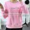Custom label printing 100% cotton women hoodies