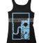  china wholesale custom printing 100 cotton sublimation tank top women