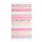 Stripe 100% cotton beach towel with tassel made in China