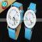 2016 Colorful Geneva Leather Casual Quartz Watch Student Wrist Watch