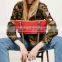 Runwaylover EY1000C Clothing Factories in China Zip Front Chest Pocket Camo Print Military Jacket Woman