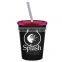 USA Made 16 oz Stadium Cup With Straw And Lid - features straw and lid and comes with your logo