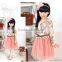 Free shipping new Girls Baby Kids Toddlers Summer Floral Print dress Bow sleeveless long sleeve Tutu Dress children's clothing