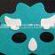 Halloween felt superhero mask wholesale price animal type child face mask paty decorations.