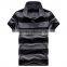 European and American leisure lapel stripes men's shirt collar