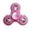 Aluminum led light hand spinner toy