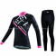 Graffiti cycling suits long-sleeved women's spring and autumn air ventilated bike clothes