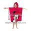 cartoon kid poncho towel