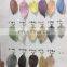 2017 New Colors Fashion Women Gold Natural Real Leaf Pendant Necklace