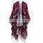 Lengthened Thickening Cashmere Winter Poncho Cloak