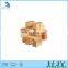 China super 3d IQ brain jigsaw sliding cube game wooden puzzle for kids