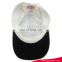 Good quality custom made embroidered pattern baseball caps white running sprot cap