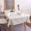 Simple Home Hotel Rectangle White Linen Tablecloth