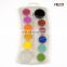 Professional top quality 12 colors art paint solid watercolor