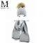 Factory Direct Wool Knitted Scarf Women Fur Pompom Winter Hat And Scarf Set