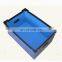 Practical quality blue esd plastic corrugated sheet box with Aluminum alloy corners