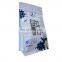 custom plastic bag zipper bag standing pouch printed zipper with flat bottom bag