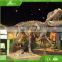 Life-size Mamenchisaurus skeleton model in dinosaur skeleton factory