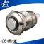 Best products 12mm IP67 2 pins teraminals ring illuminated waterproof stainless steel metal push button switch