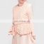 2016 latest design women jubah fashion maxi length peplum waist jubah