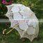 Hook Handle Adult Size 100% Cotton Victorian Lace Parasol for Wedding