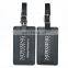 Promotion cheap custom faux leather pu luggage tags with print custom logo