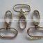 Factory price metal carabiner hook/ sprink snap hook carabiner