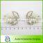 Fashion pearl diamante pair buckle for packaging decoration