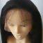 Natural Black Russian  Yaki Straight Full Lace Human Hair Wigs 18 Inches Straight Wave