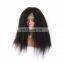 FACTORY PRICE 100% Indian human virgin 9A GRADE lace front wig in kinky straight cuticle aligned hair