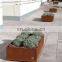 Corten Steel planters /Garden corten flower pot/Outdoor Decoration