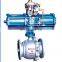 double pneumatic long stem extensions butterfly valve