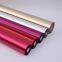 whoolesale supply no plate seamred plasticized  alumium  bronzing paper laser red surface bottle cap bronzing pape