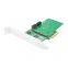 Linkreal Dual PCIe x1 to M.2 SATA RAID Controller Card