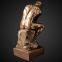 Thinking Man Bronze Statue Reproduces All of The Fine Details and Charm of The Original Thinker Sculpture by Auguste Rodin
