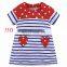 2019 New Love Heart Print Toddler Party Dress Kids Formal Dresses
