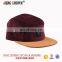 5 Panels Flat Brim Custom Corduroy Caps And Hats/Custom Corduroy 5 Panel Cap