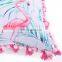 UV resistance waterproof outdoor pillow With Tassel for beach and garden Ins Flamingo Style Outdoor Cushion