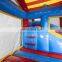 Inflatable Roller Coaster Jumping Castle Commercial Bounce House With Slide
