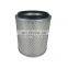 polyester cylindrical air filter cartridge with wood fiber filtering paper